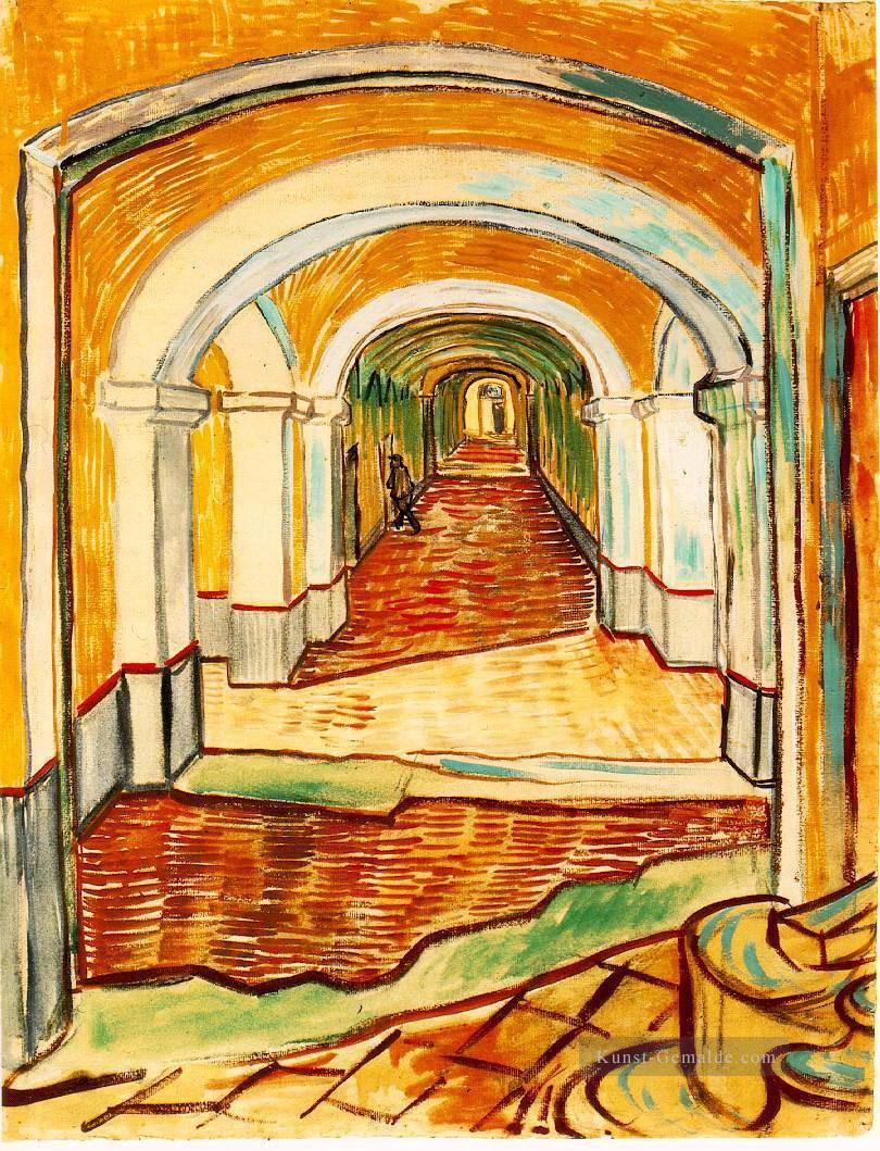Korridor im Asyl Vincent van Gogh Ölgemälde